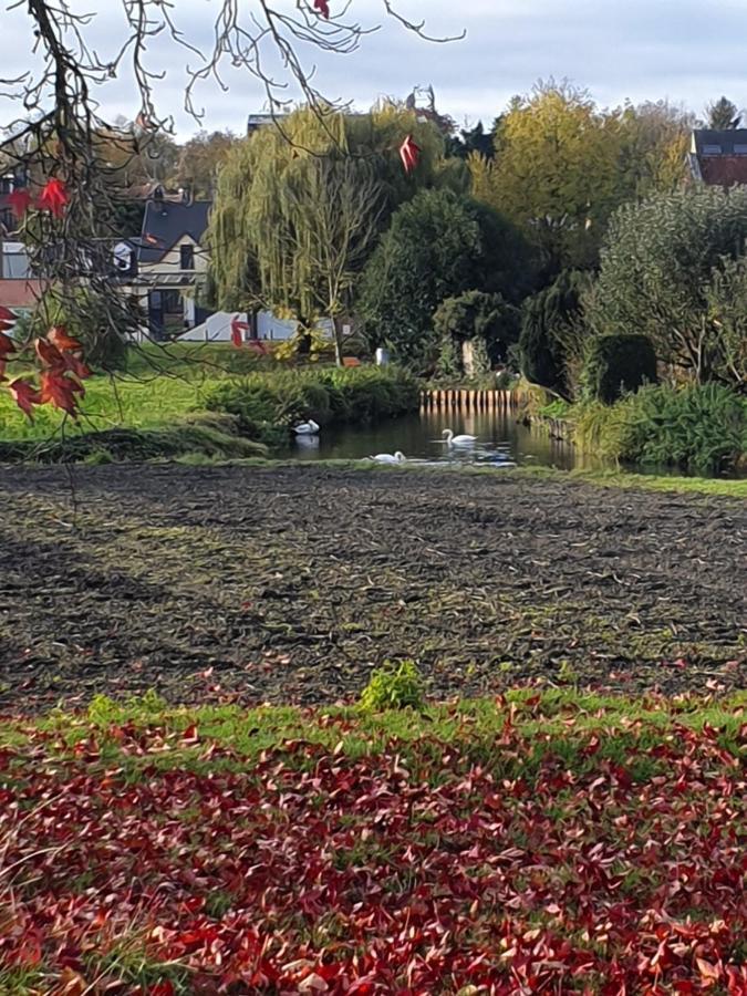 לינה וארוחת בוקר אמיינס "Au Jardin Sur L'Eau" Hortillonnages מראה חיצוני תמונה