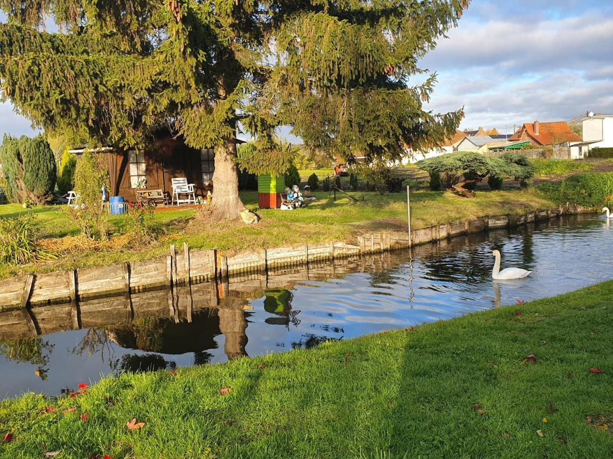 לינה וארוחת בוקר אמיינס "Au Jardin Sur L'Eau" Hortillonnages מראה חיצוני תמונה